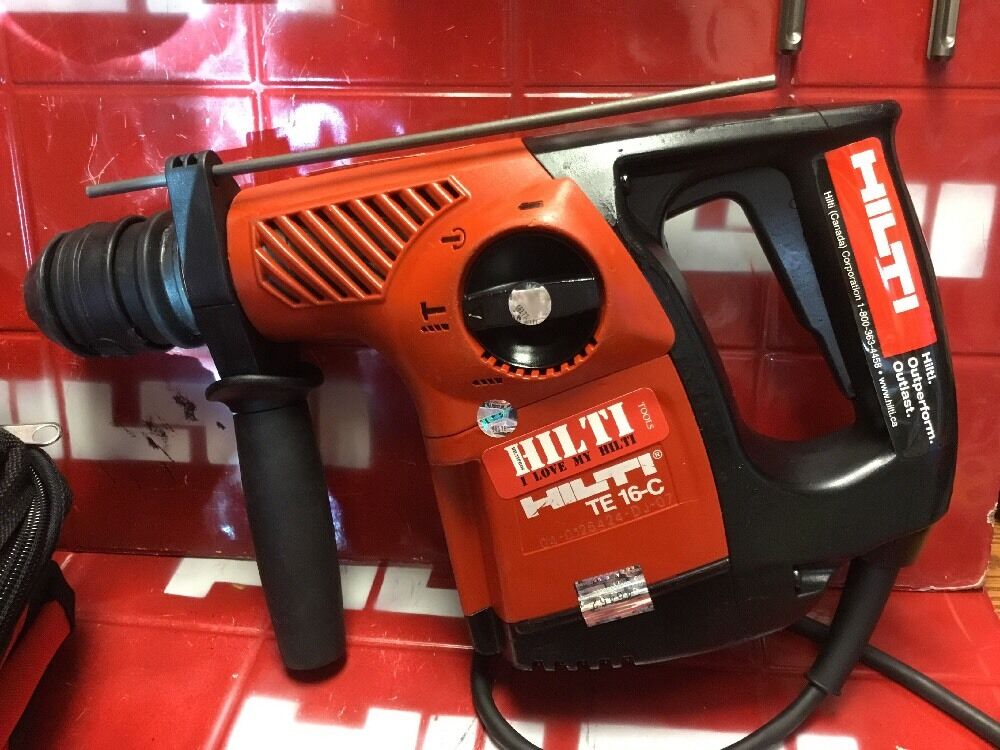 HILTI TE 16-C, PREOWNED, LOADED W/ EXTRAS, GREAT CONDITION