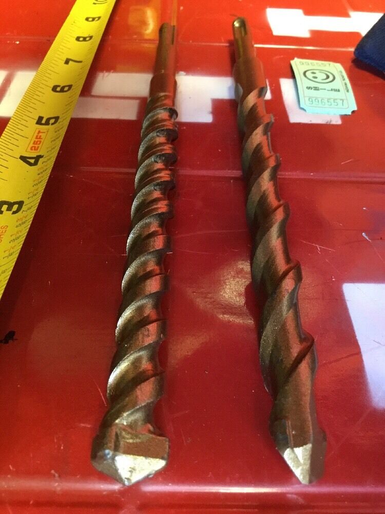 HILTI DRILL BIT 5/8" X 9" SDS PLUS SET OF 2