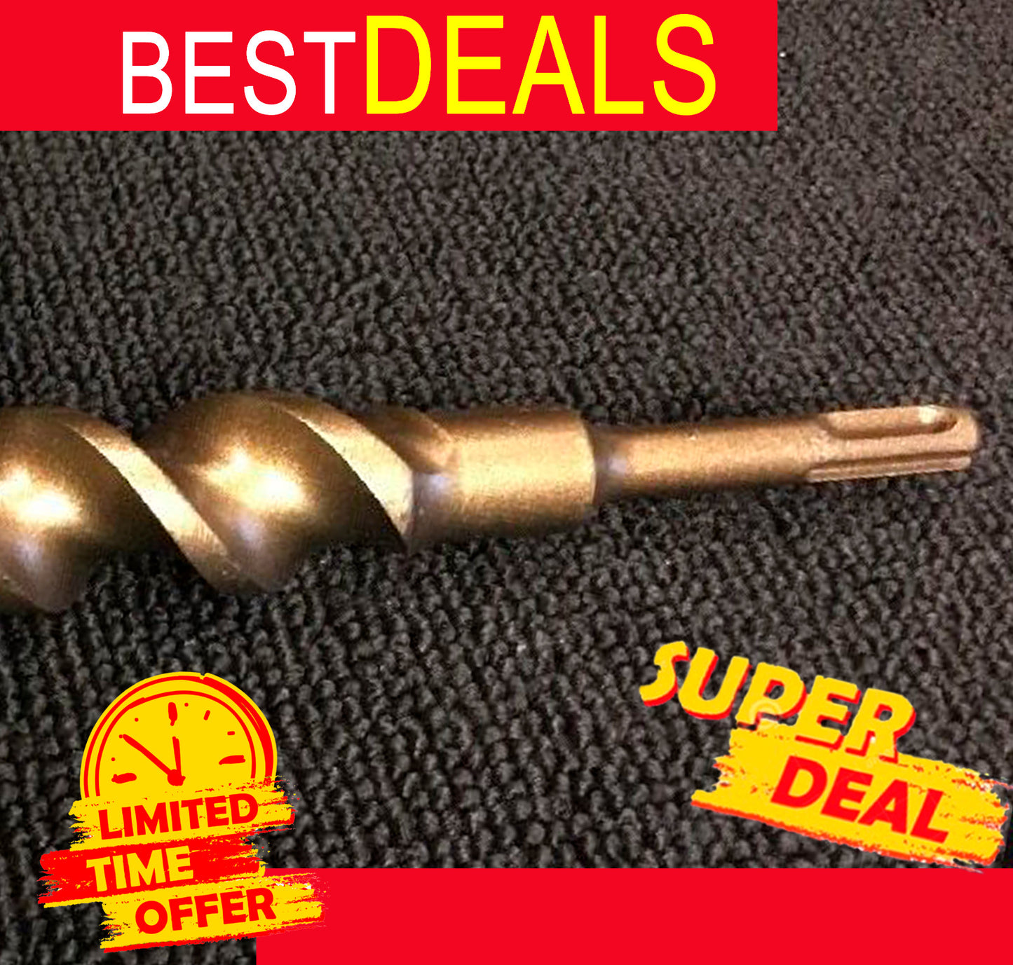 HILTI BIT SDS PLUS 1-1/8" X 10" PREOWNED