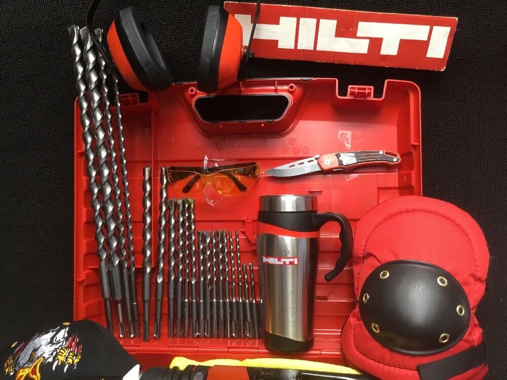 HILTI TE 5 HAMMER DRILL PREOWNED,REINFORCED HANDLE, FREE COFFEE MUG