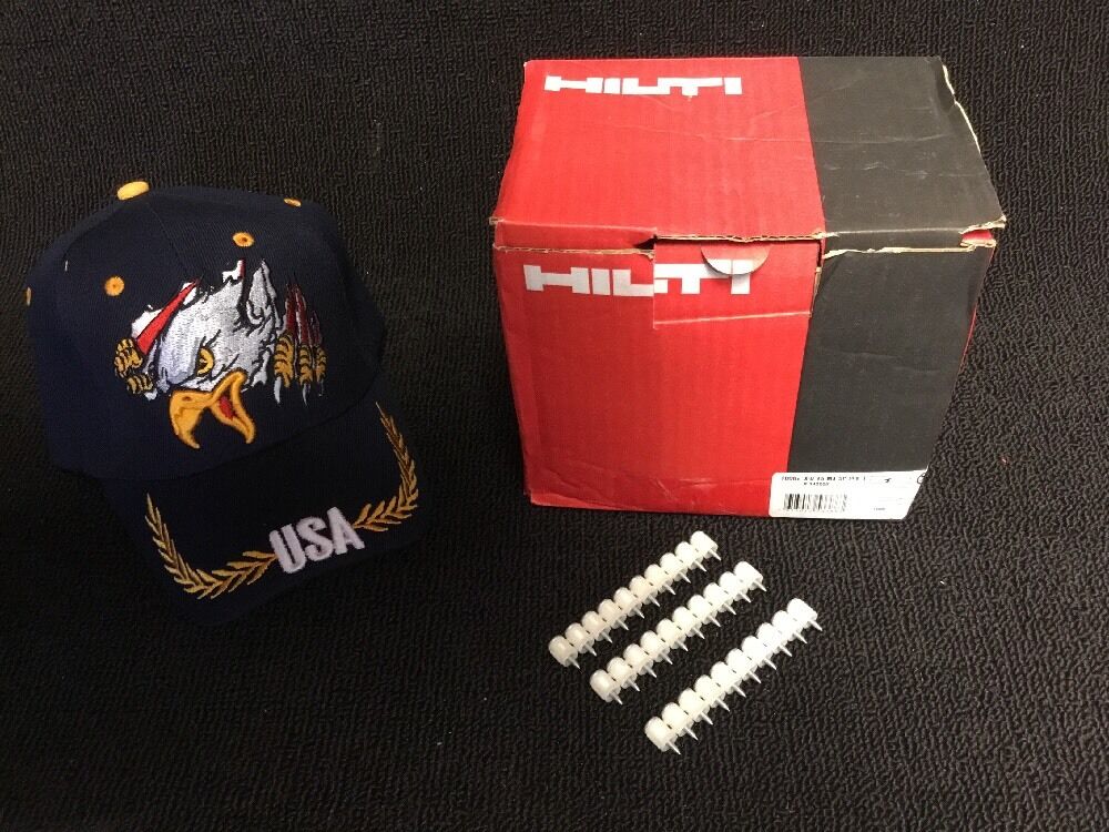 HILTI X-U 15 MX SP (5/8") Collated Fastener, Box 1000 Units, Free Hat, Fast Ship