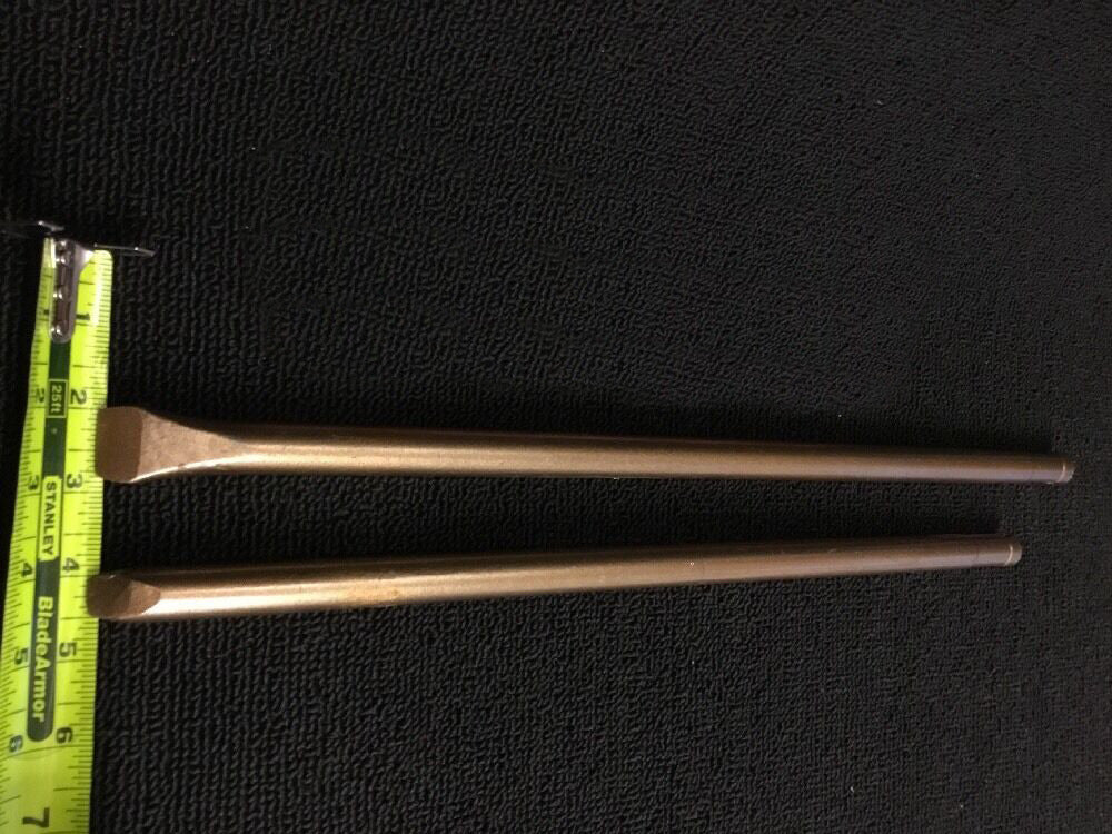 HILTI CHISEL TE F FLAT 3/4" & FLAT 3/8" , PREOWNED, TE 52, TE 55, AND MORE