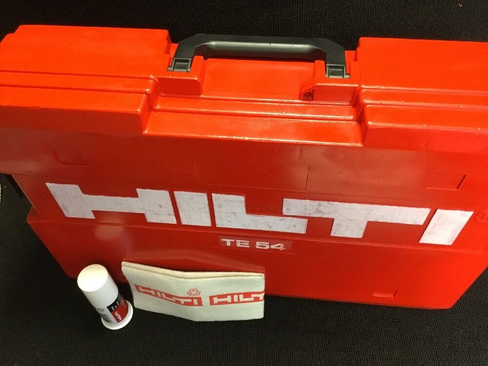 HILTI TE 54 CASE (ONLY CASE), PREOWNED, ORIGINAL, FREE HILTI GREASE, FAST SHIP