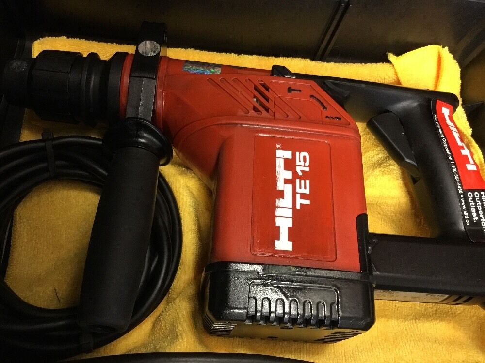 HILTI TE 15, PREOWNED, FREE LASER METER, BITS, EXTRAS