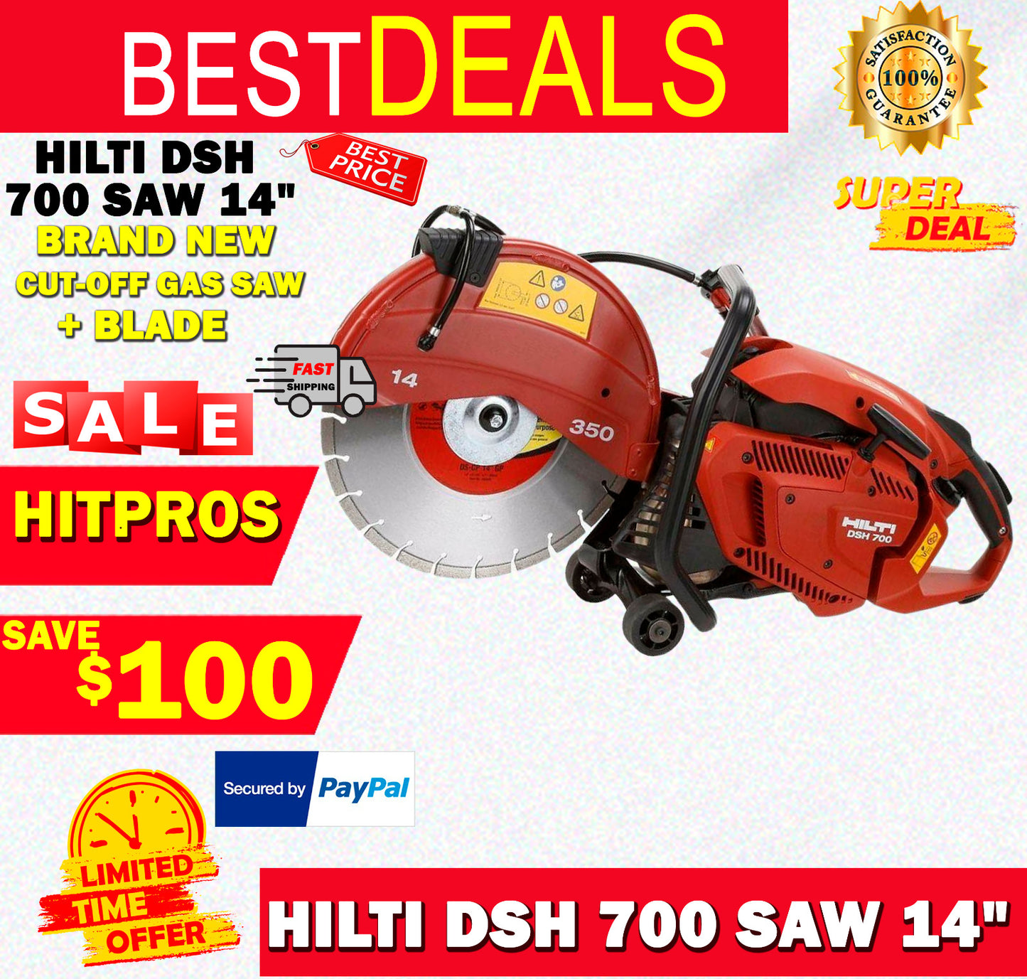 HILTI DSH 700 SAW 14" , BRAND NEW , VERY NICE SAW