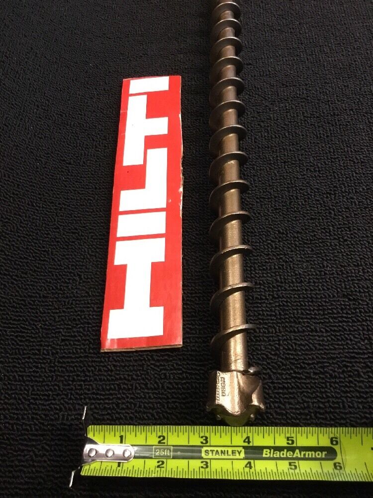 HILTI BIT TE F 1-1/2" X 23" PREOWNED, TE 52, TE 60, TE 72, TE 92