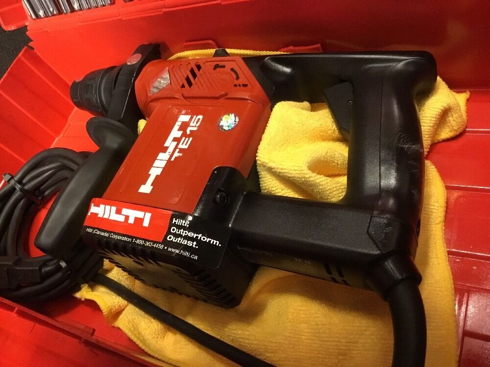 HILTI TE 15, PREOWNED, FREE COFFEE MUG, BITS, AND MORE