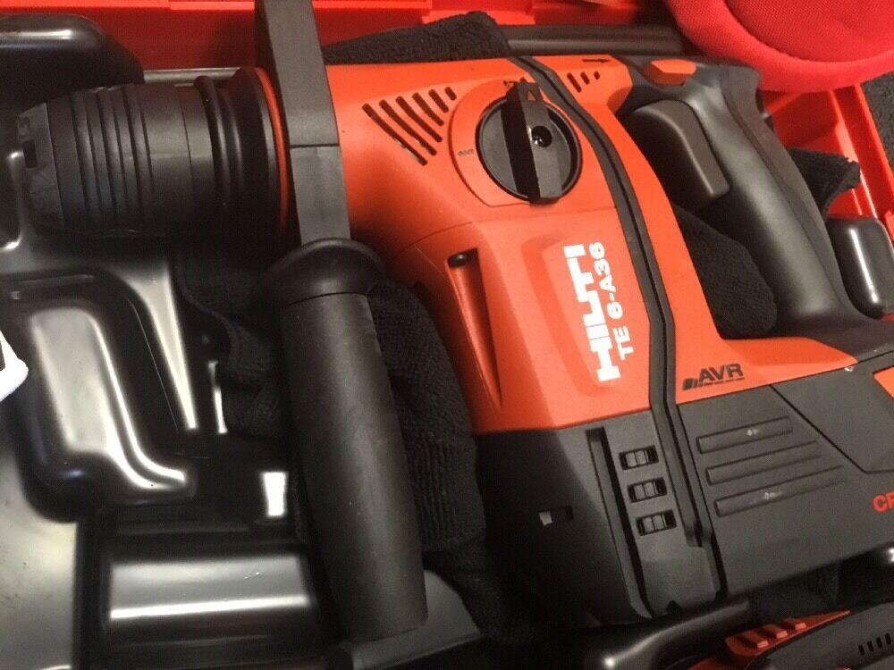 HILTI TE 6 A-36 HAMMER DRILL, NEW, FREE SID 2-A, BITS, A LOT EXTRAS, FAST SHIP