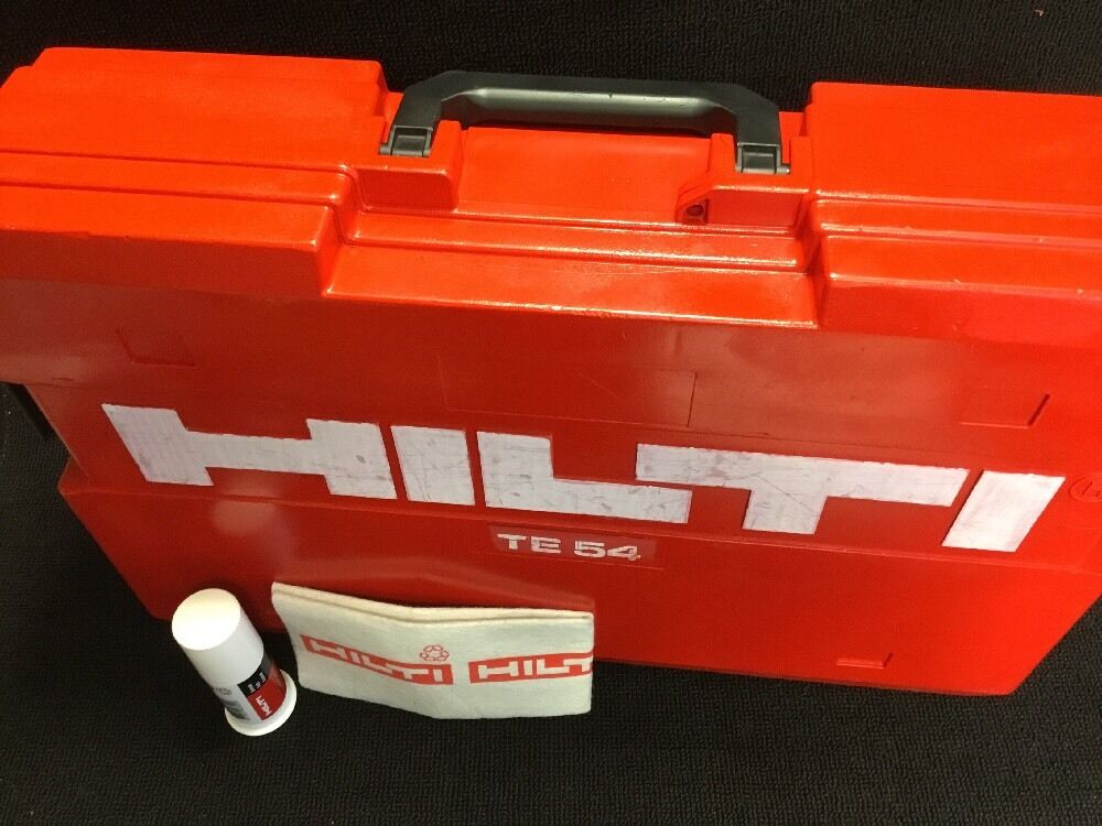 HILTI TE 54 CASE (ONLY CASE), PREOWNED, ORIGINAL, FREE HILTI GREASE, FAST SHIP