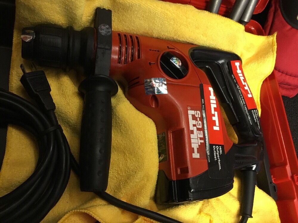 HILTI TE 6-S PREOWNED, FREE COFFEE MUG, LOT OF EXTRAS