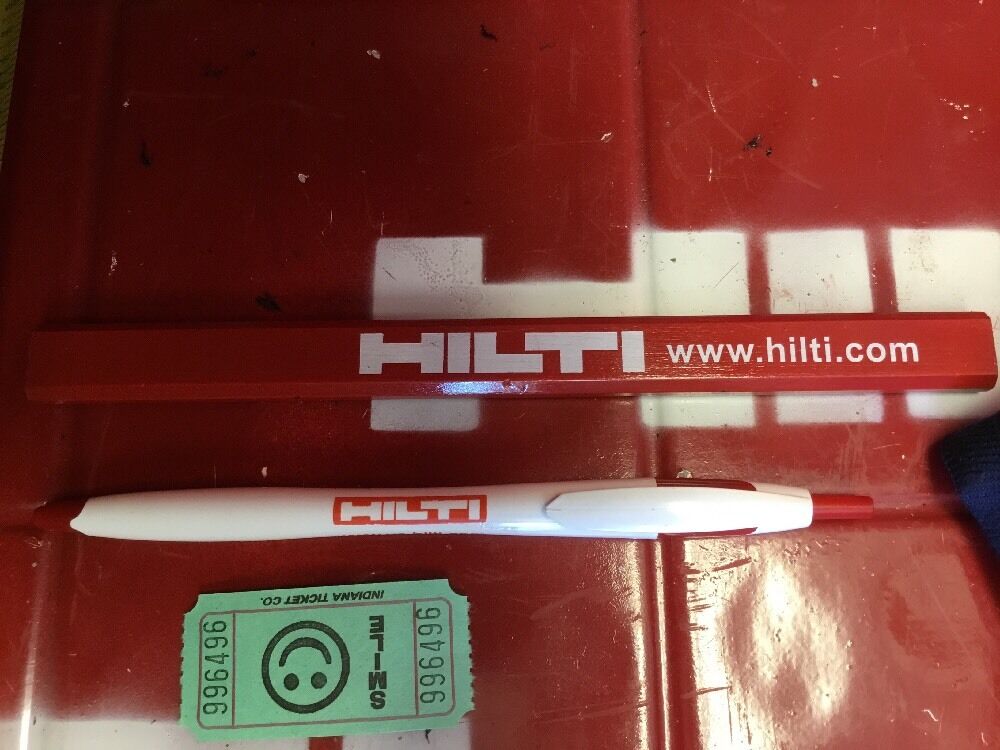 HILTI DRILL BIT 1/2", 3/8", 1/4" SDS PLUS, SET OF 5,