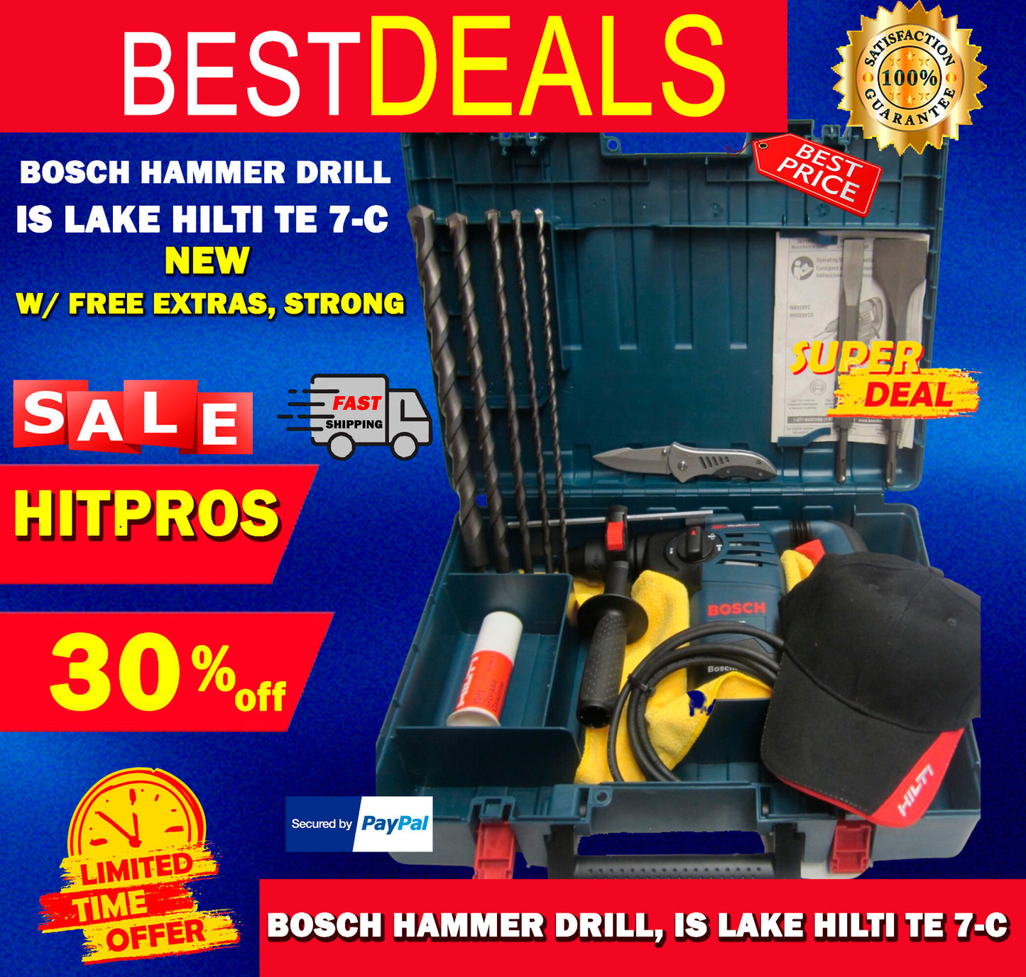 BOSCH  HAMMER DRILL,