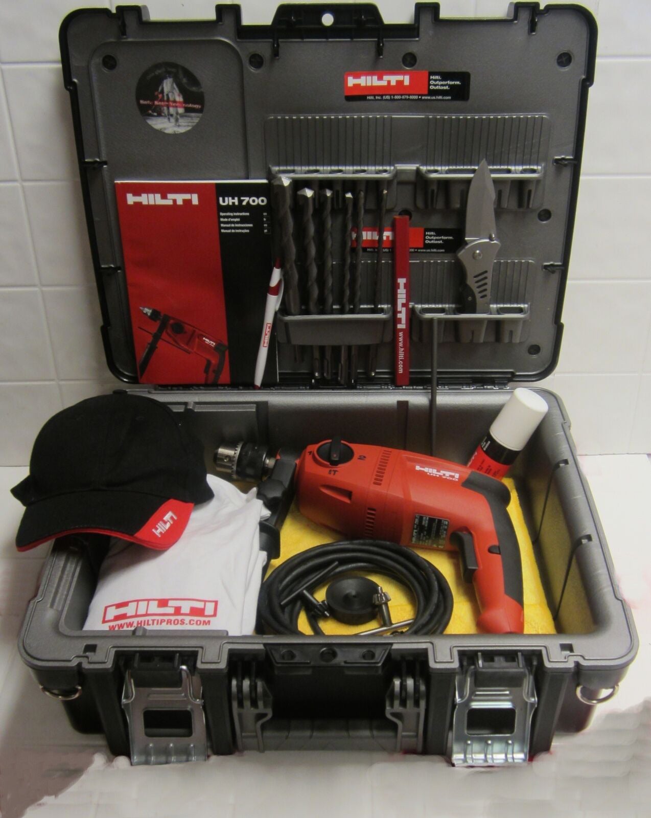 HILTI UH 700 IN HEAVY DUTY TOOL CASE, BRAND NEW, STRONG