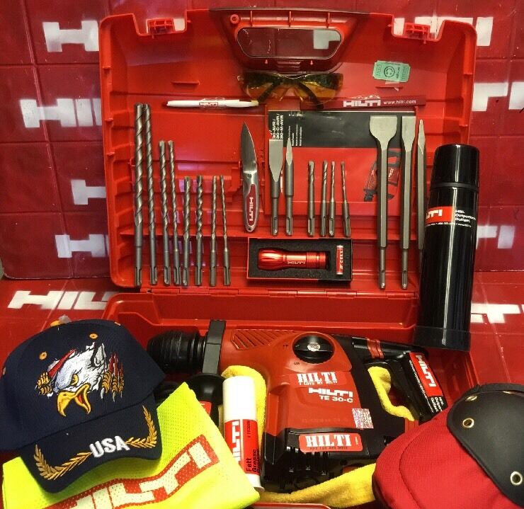 HILTI TE 30-C, STRONG, FREE DRILLS & CHISELS