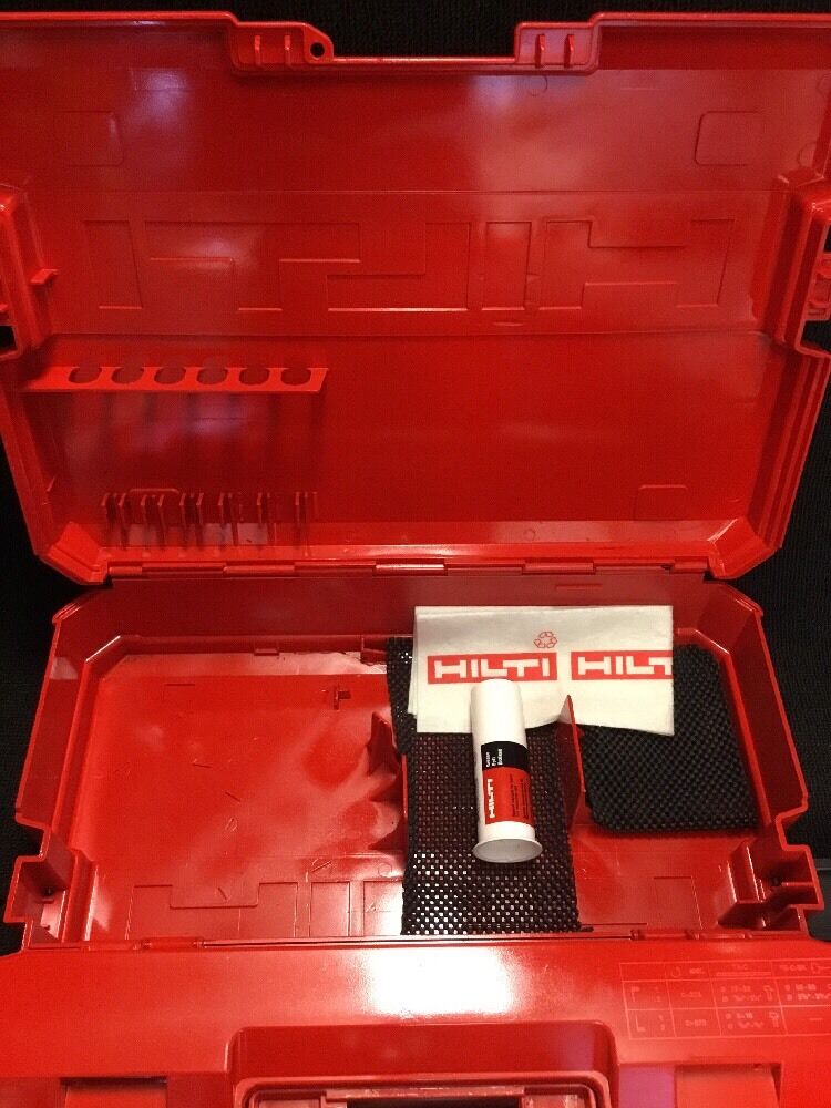 HILTI TE 24 CASE,  PREOWNED, ORIGINAL, FREE HILTI GREASE INCLUDED