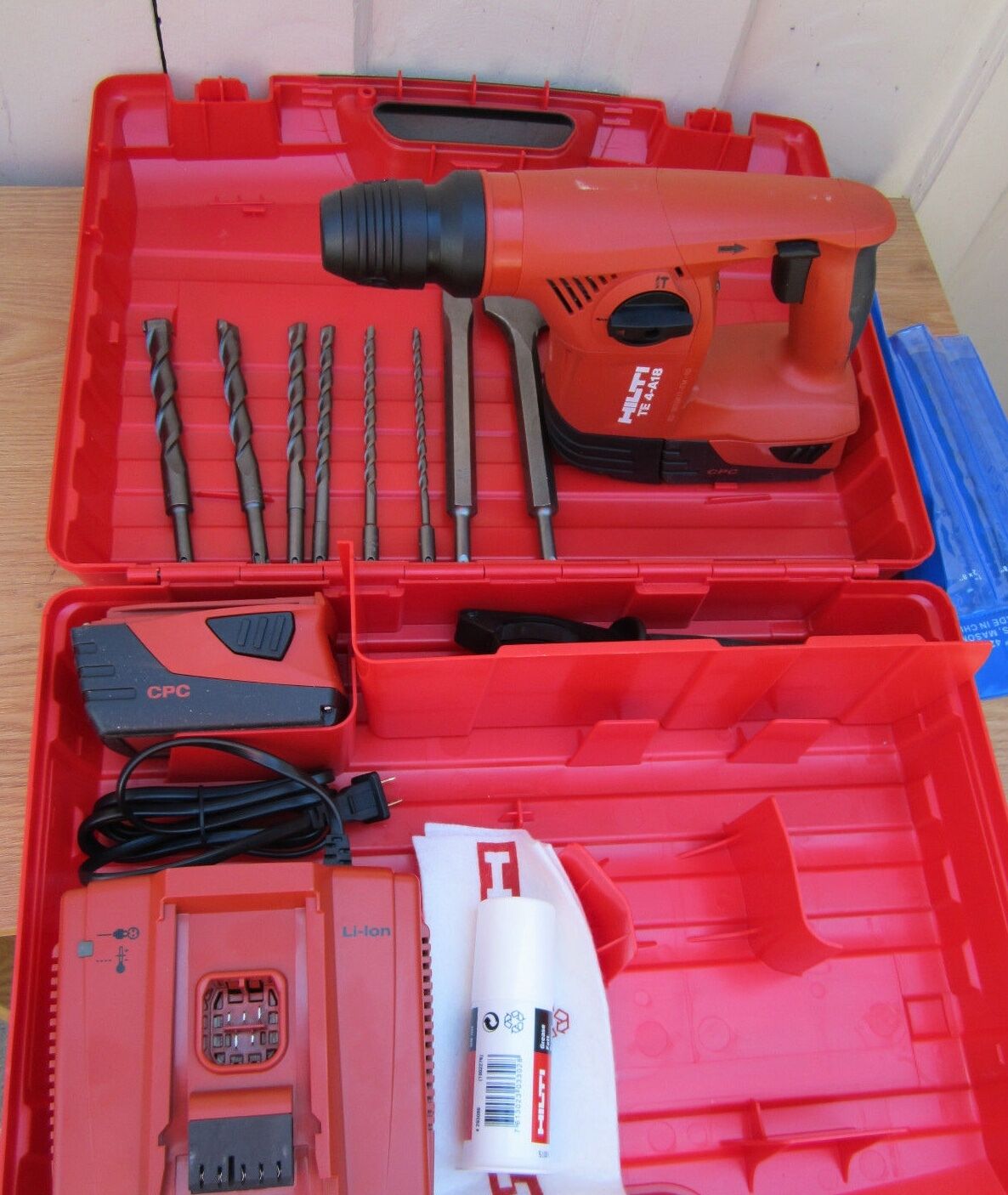 Hilti TE 4-A18 CPC Cordless Drill, BRAND NEW, FREE GRINDER, KNIFE