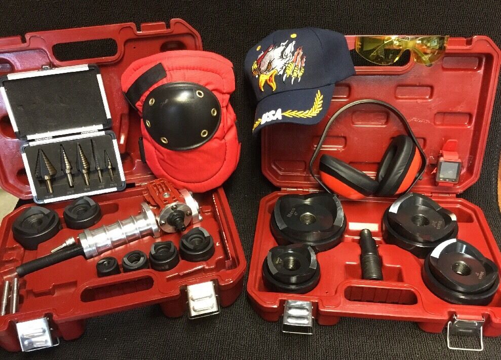 MAXIS PUNCH SET 1/2 - 2" And 2-1/2 TO 4" SET, DISPLAY, FREE SMART WATCH, EXTRAS