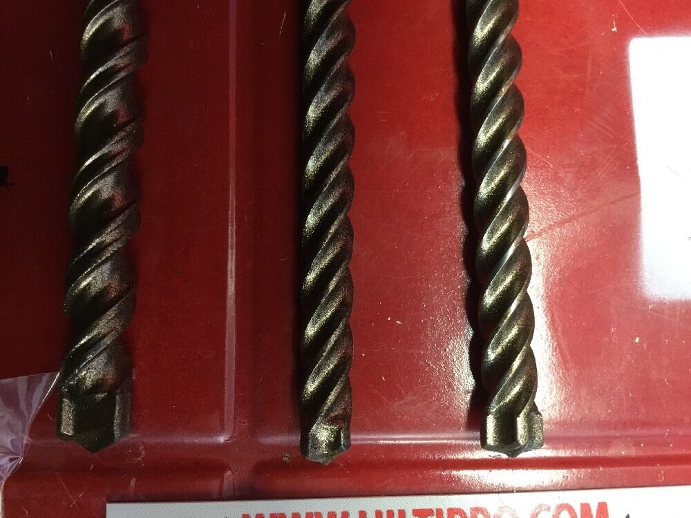 HILTI TE-CX 3/8", 5/16" SDS PLUS, L@@K, SET OF 3, PREOWNED, FREE HAT, FAST SHIP