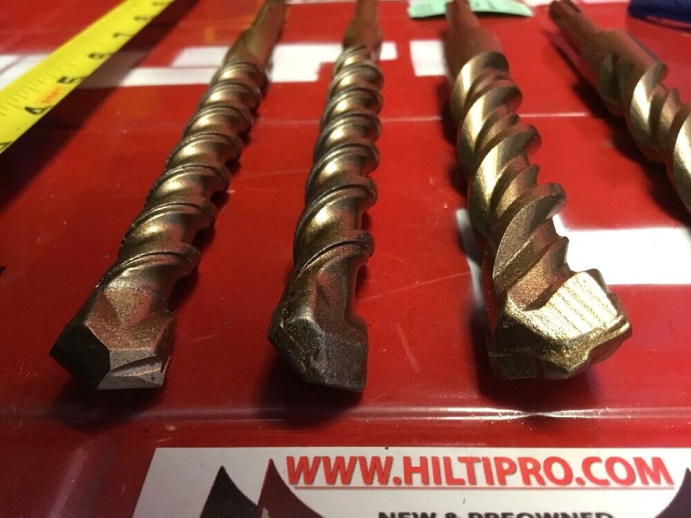 HILTI DRILL BIT 5/8", 3/4" SDS PLUS, SET OF 4,