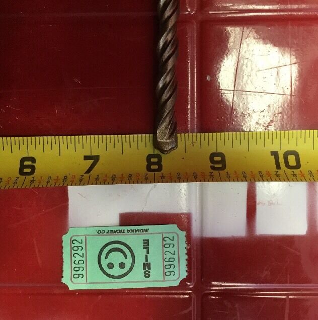 HILTI BIT SDS PLUS 3/8" x 12" PREOWNED