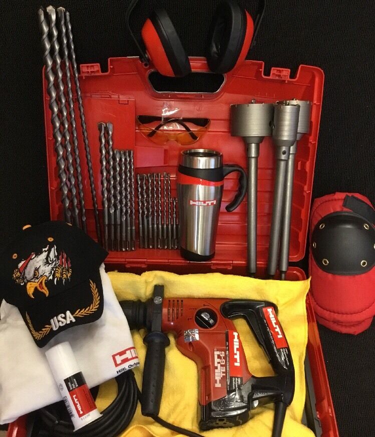 HILTI TE 6-S PREOWNED, FREE COFFEE MUG, LOT OF EXTRAS