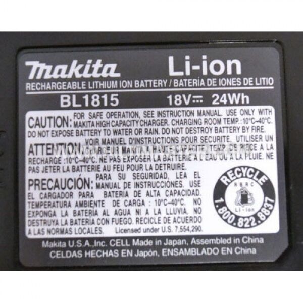 MAKITA DC18SD LXT 14.4 - 18V CHARGER W/ TWO BL1815 1.5 BATT. NEW, FAST SHIPPING