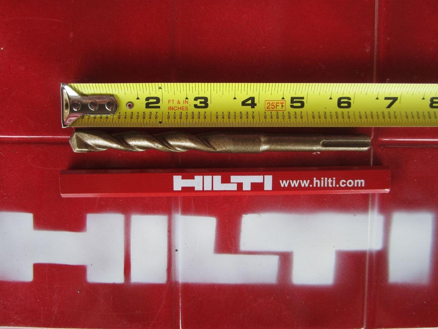 HILTI TE-C 1/2 x 6", SDS PLUS, PREOWNED,FREE HILTI PENCIL,L@@K, FAST SHIPPING