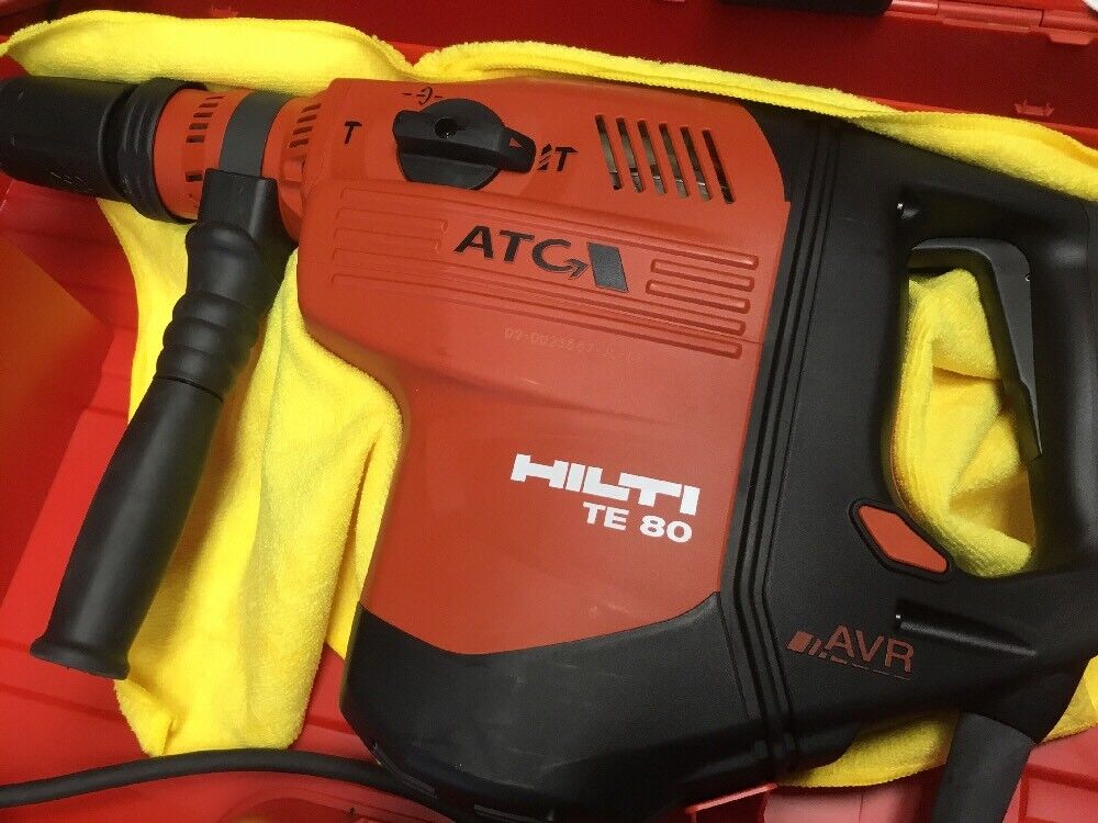 HILTI TE 80 ATC AVR, NEW, FREE SID 2-A DRIVER, BITS, CHISELS, EXTRAS, FAST SHIP