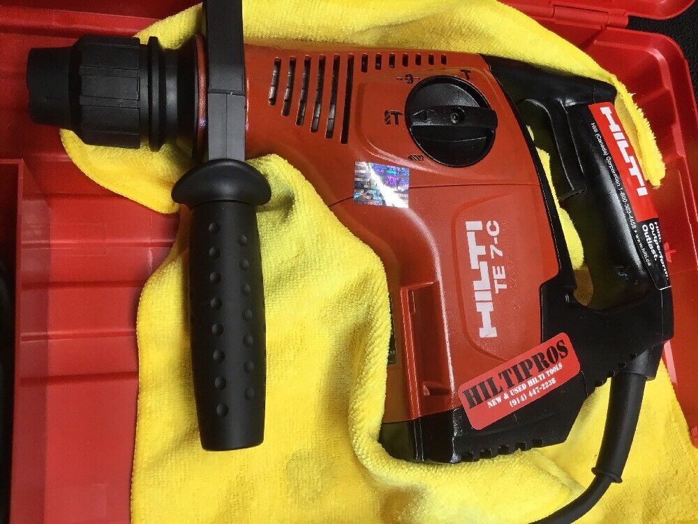 HILTI TE 7-C HAMMER DRILL, PREWONED, FREE SPEAKER, BITS, BUNCH EXTRAS, FAST SHIP