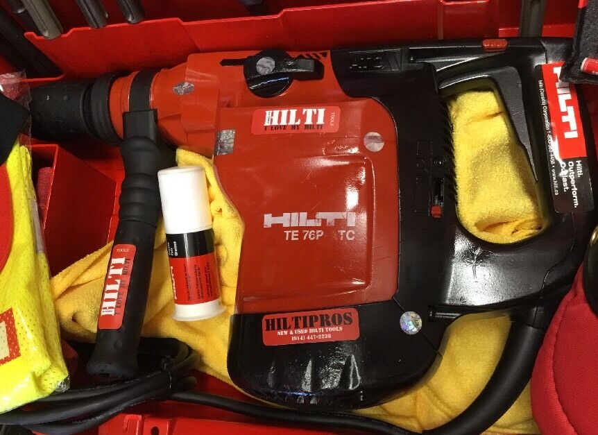 HILTI TE 76P ATC, PREOWNED, EXCELLENT CONDITION, FREE BITS & CHISELS, FAST SHIP