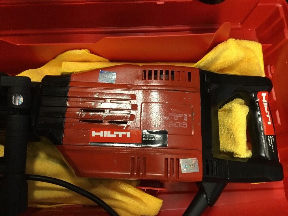 HILTI TE 905, PREOWNED, FREE COFFEE MUG, CHISELS, PLUS EXTRAS, FAST SHIP