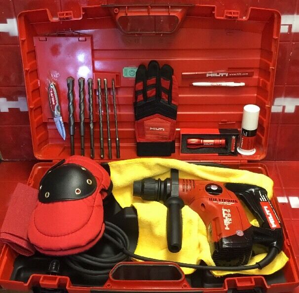 HILTI TE 6-S HAMMER DRILL, PREOWNED, FREE VACUUM, EXTRAS