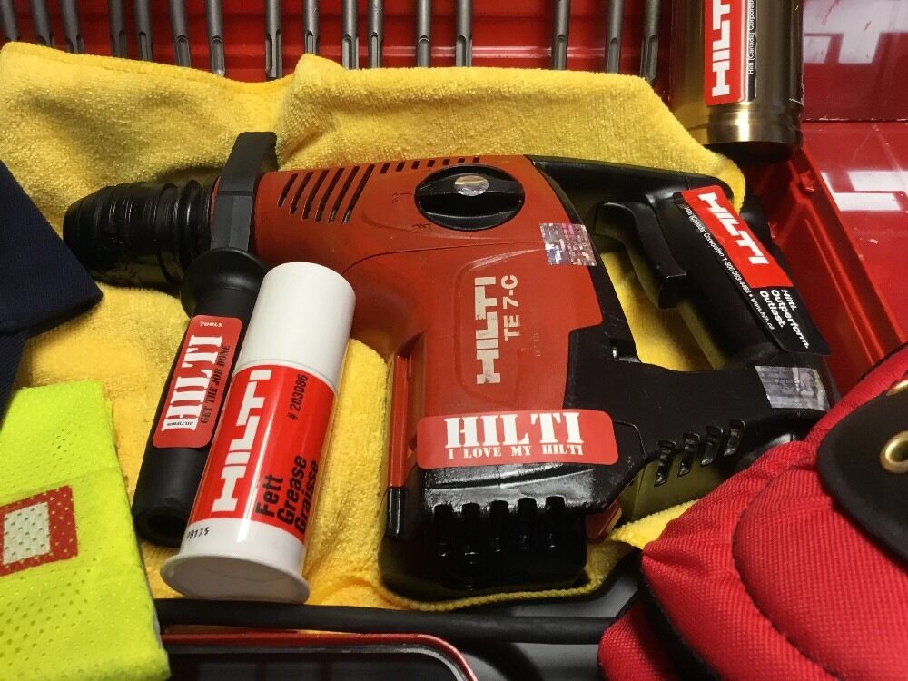 HILTI TE 7-C HAMMER DRILL,PREOWNED, FREE HILTI THERMO