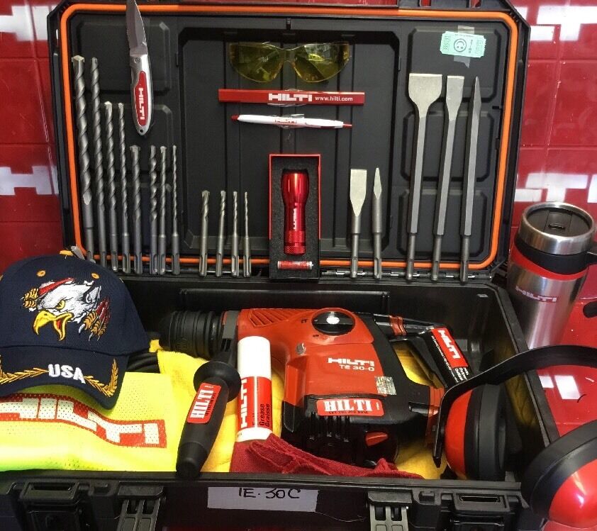 HILTI TE 30-C, PREOWNED, DURABLE, FREE TABLET, DRILLS & CHISELS