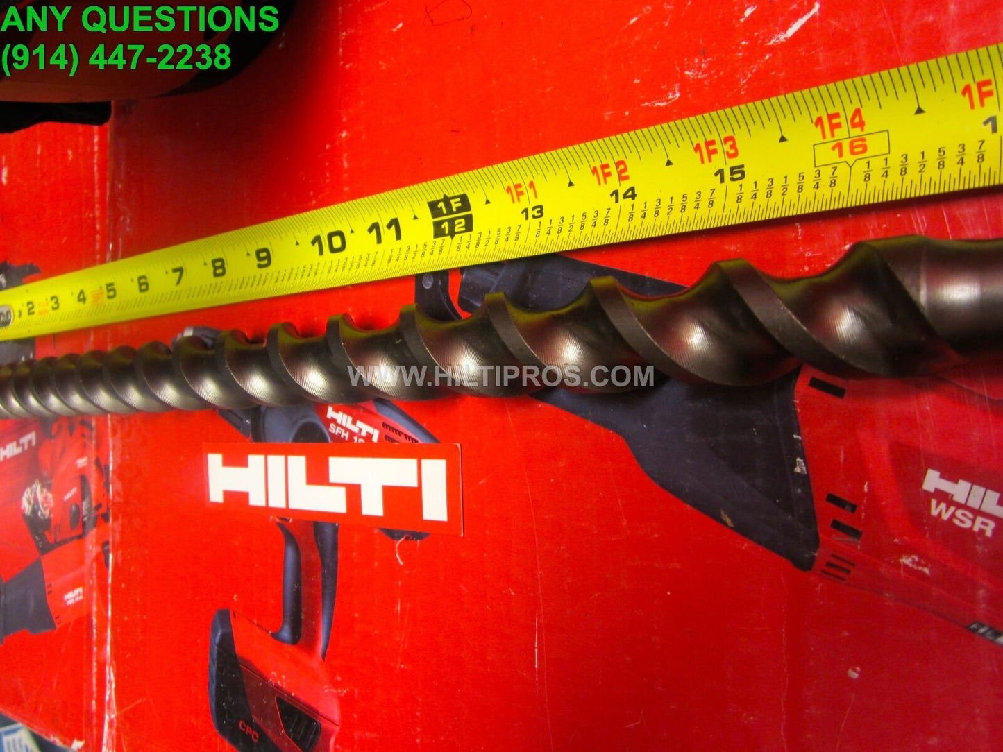 HILTI TE-CX, SPLINE DRIVE 1" X 23", BRAND NEW, FREE HILTI HAT & KNIFE, FAST SHIP