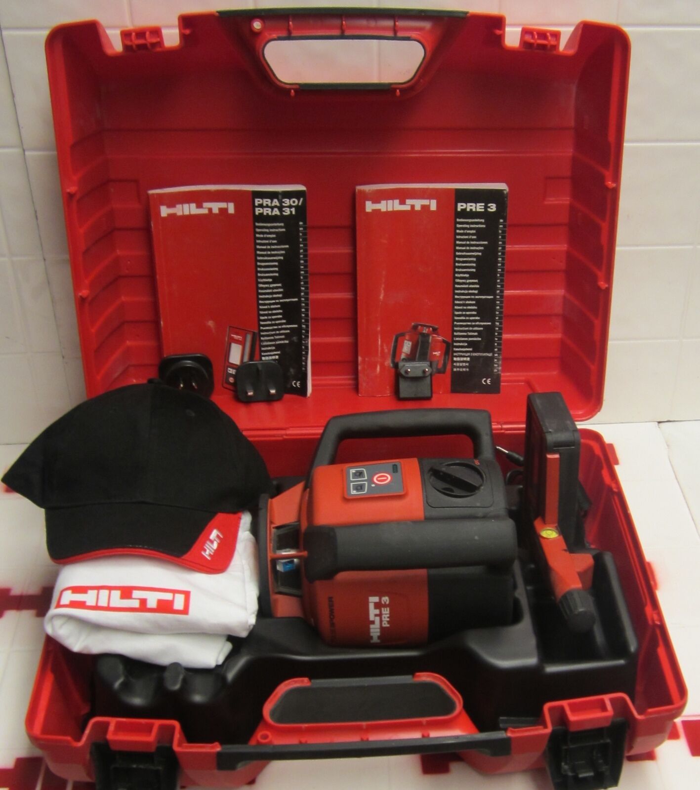 HILTI PRE 3 ROTATING LASER, PREOWNED