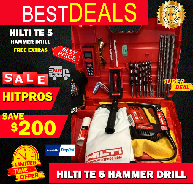 HILTI TE 5 DRILL, PREOWNED