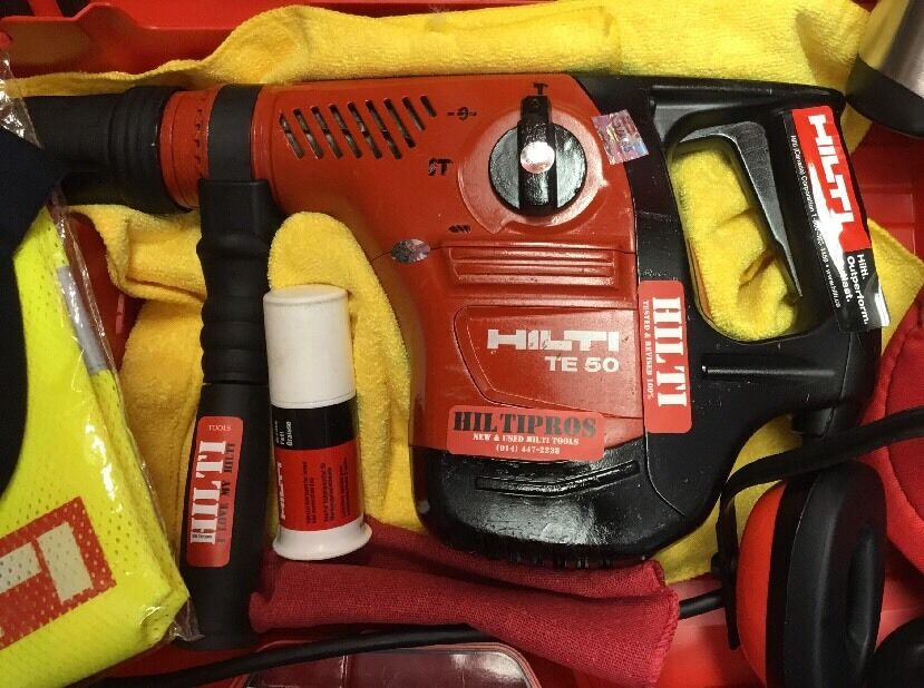 HILTI TE 50, L@@K, NICE CONDITION, FREE HILTI COFFE MUG AND EXTRAS, FAST SHIP