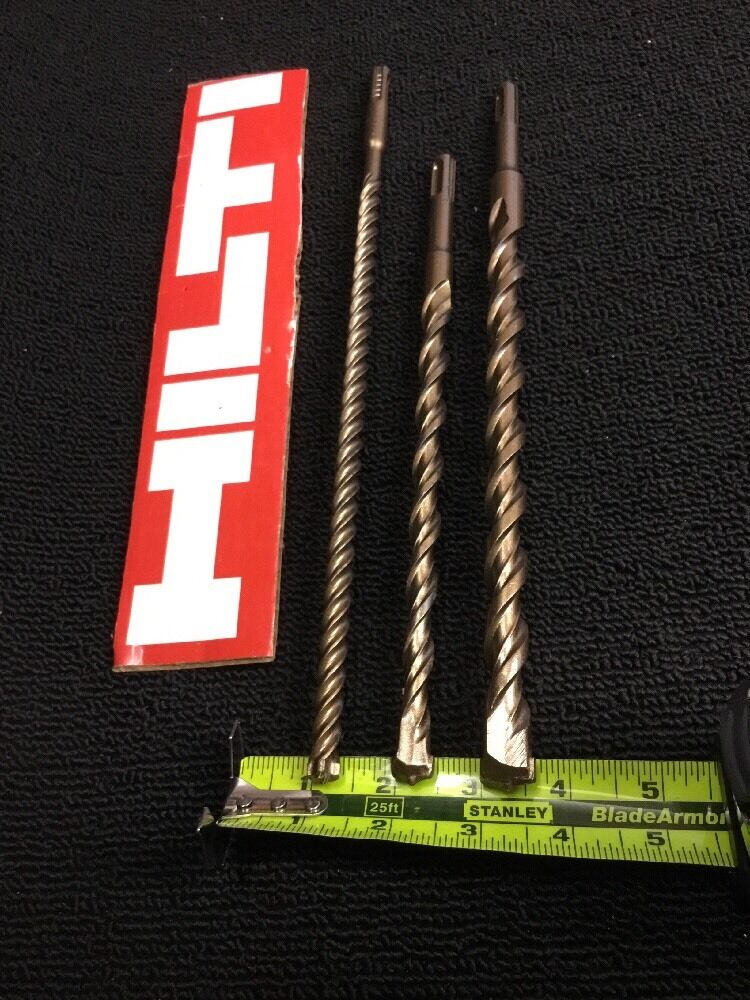 HILTI - BOSH BIT SDS PLUS 3/8", 1/2" , AND 5/8" PREOWNED, FREE HAT