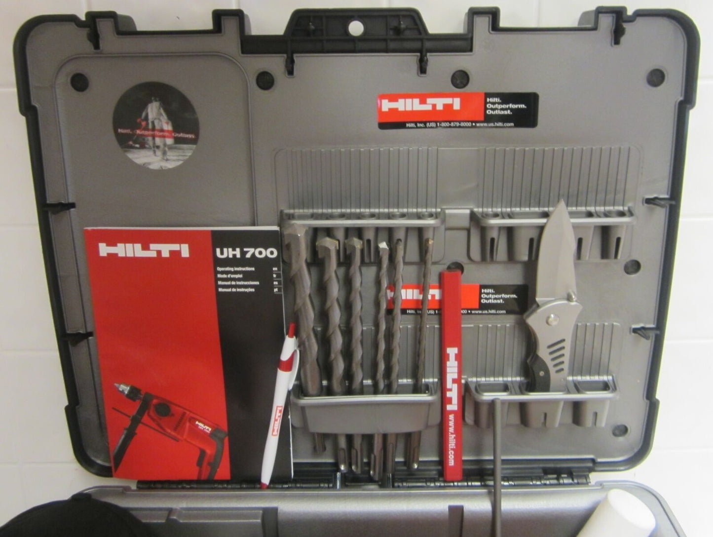 HILTI UH 700 IN HEAVY DUTY TOOL CASE, BRAND NEW, STRONG