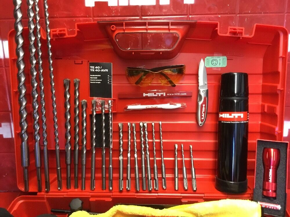 HILTI TE 40-AVR HAMMER DRILL, GERMANY, GREAT, FREE HILTI THERMO