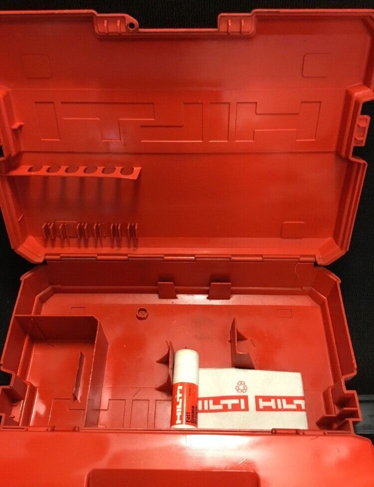 HILTI TE 14 CASE, PREOWNED, ORIGINAL, (ONLY CASE), FREE HILTI GREASE