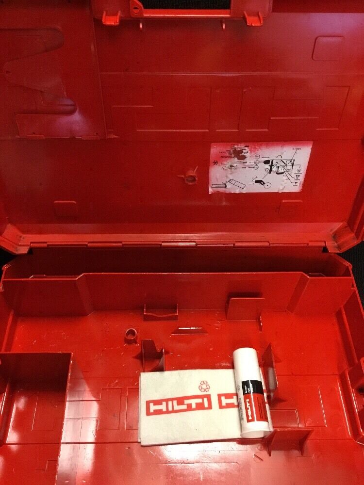 HILTI TE 54 CASE (ONLY CASE), PREOWNED, ORIGINAL, FREE HILTI GREASE, FAST SHIP