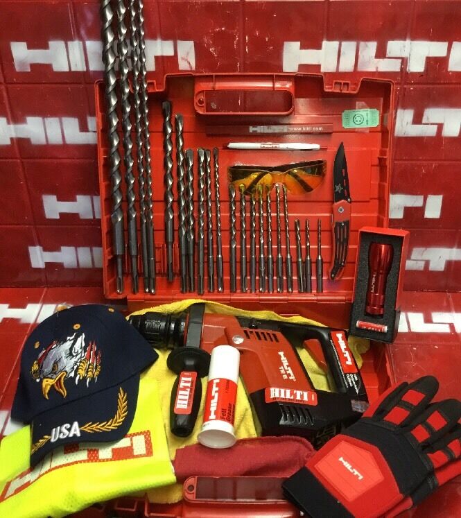 HILTI TE 5, STRONG, DURABLE, LOADED DRILL BITS