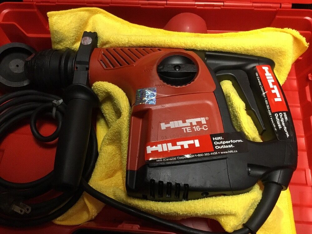 HILTI TE 16-C, PREOWNED, FREE MUG, BITS, T-SHIRT, MORE,