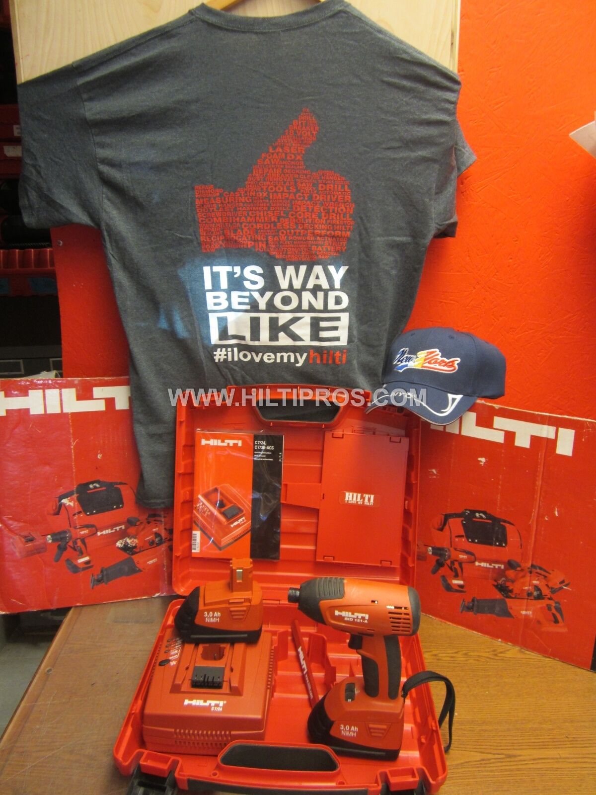 Hilti SID 121-A 12V 3,0 Ah NiMH CORDLESS DRILL, NEW, FREE T-SHIRT, HAT