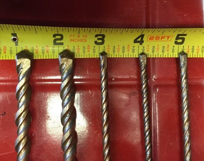 HILTI DRILL BIT 3/8", 3/16" SDS PLUS, SET OF 5,