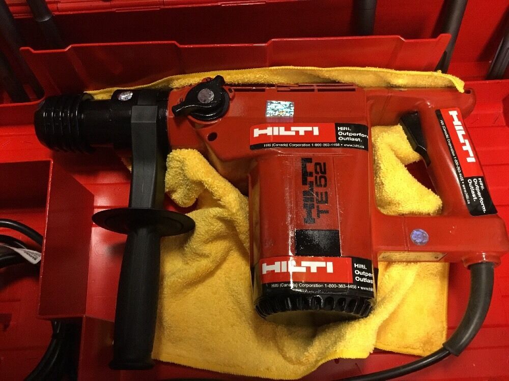 HILTI TE 52 PREOWNED, FREE LASER METER, BITS AND CHISELS, FAST SHIP