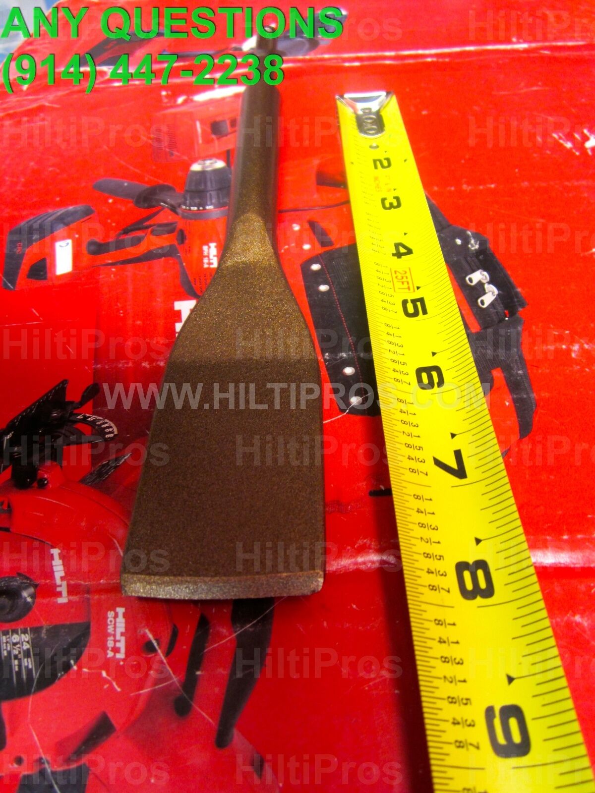 HILTI NARROW BENT FLAT CHISEL/SCRAPER TE-CP, 1-1/2" X 10"