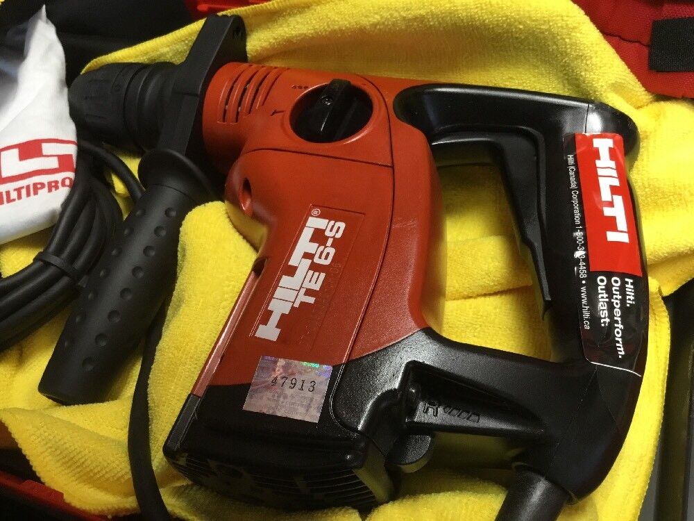 HILTI TE 6-S HAMMER DRILL, PREWONED, FREE SPEAKER, BITS, EXTRAS